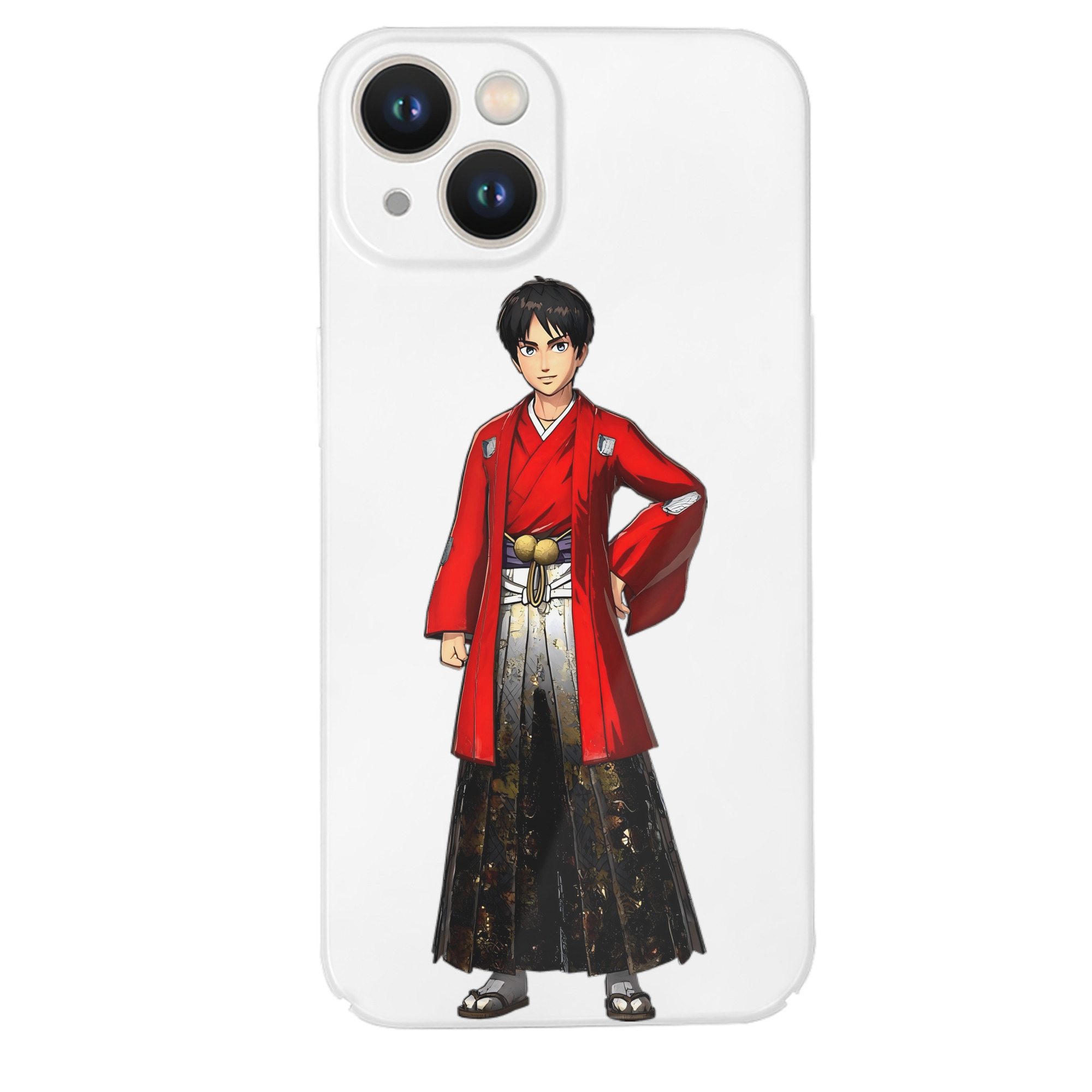 （画像用） 進撃の巨人 エレン･イェーガー Attack on Titan Eren Jäger 【iPhone 14シリーズ対応】ハードケース